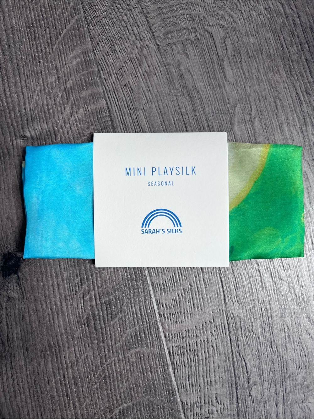 Sarah's Silks Mini Playsilk - beach/island scene
